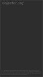 Mobile Screenshot of objector.org